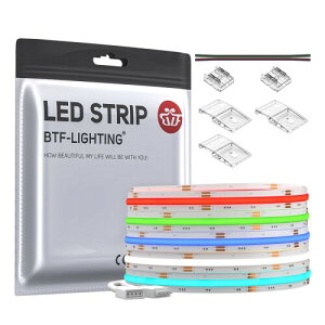 BTF-LIGHTING FCOB COB RGB LEDe[vCg x tLVu LEDe[vCg 5M 840LEDs/m 4PIN RGB 10mm XgbvCg DC24V F ό`\ ؒf\ Q Lb`z[  Gl