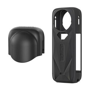 Twaxl Insta360 X5 Ή̃VRیJo[+YJo[ (Black)