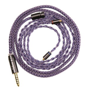 SoundsGood BlueFlame �u���[�t���C�� 8�c �n���h���C�h ���P�[�u�� �����x ���_�f�� PCUHD �C���z�� �A�b�v�O���[�h �P�[�u�� �o�����X�ڑ� �����P�[�u�� (MMCX-4.4mm (STRAIGHT))