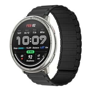 (RosMank) 20mm �o���h Amazfit Active2/2 Square/Active/GTR Mini/GTS 4/GTS 3/GTS 2/GTR 42mm �Ή��A Amazfit T-Rex 3 Pro 44mm/Bip 3/Bip S/Bip Lite/Bip U Pro �p �V���R�����C�����X�g���b�v�A��