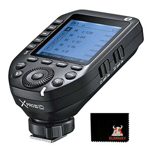 Godox XProII-C TTL ワイヤレス フラッシュ トリガー 1/8000s HSS、TCM 瞬時切り替え、APP コントロール、32 チャネルの 16 グループ、大型 LCD ディスプレイ、安定した信号、応答性、Canon カメラに