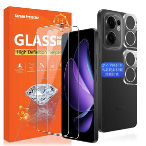 YWXTW �Ή� OPPO Reno 13A �K���X�t�C���� �Ή� reno13a �t�C���� (2��) + �����Y�ی�t�B���� (2��) �Ή� �I�b�| ���m13�G�[ �ی�t�B���� �����K���X YWXT-TMOPA13