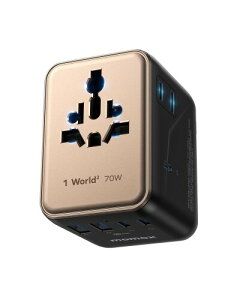 MOMAX ϊvO PD 70W GaN }[d COspdϊ 7䓯[d 3*USB-C PD & 2*USB-A QC &2*ACRZg 2AC COpRZg C/BF/O/A^Cv }`ϊvO SEΉ [b