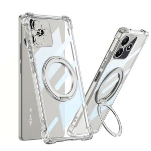 weiaoluo �P�[�X Redmi 12 5G �N���A �p�� �����O�t�� �V���I�~ ���h�~12 �J�o�[ �ی�V�F�� ���傤���� �X�^���h�@�\ 360°���^ ����TPU ��]�\ �w��h�~ �]�|�h�~ TPU �X�^���h ��I�ȕی� �y