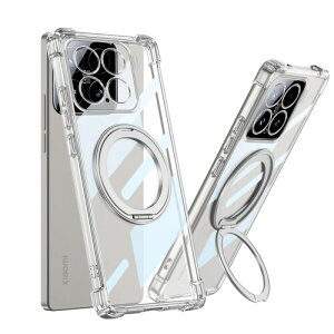 weiaoluo �P�[�X Xiaomi 15 �N���A �p�� �����O�t�� �V���I�~ 15 �J�o�[ �ی�V�F�� ���傤���� �V���I�~15 �X�}�z�P�[�X �X�^���h�@�\ 360°��]�\ �w��h�~ �]�|�h�~ TPU �X�^���h ��I�ȕ�