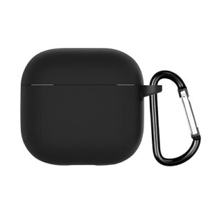 JUNOVA for AirPods 4 �P�[�X ���C�����X�[�d�\ �y�� �L�Y�h�~ �X���� �ϏՌ� �h�� �h�o �����h�~ �_�炩�� AirPods 4�p �ی�J�[�o �u���b�N