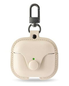 JAC Airpods ��3�����pPU���U�[�P�[�X ������ �O��LED�����v�������� �S�ʕی� �ϏՌ� ���C�����X�[�d�Ή�(Airpods��3����, Grege)