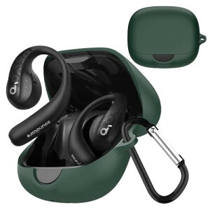 TOORQR For Anker Soundcore AeroFit Pro P[X Jo[ Soundcore AeroFit ProVRf P[X یJo[ h ho h~ LYh~ Sʕی y Jrit(O[)