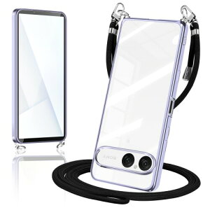 Xperia 10 VII �p�� �P�[�X �V�����_�[ �N���A ���� �G�N�X�y���A10 vii SO-52F �X�}�z�P�[�X �J�o�[ xperia10vii ���^ TPU ���|�� ��|�� �΂߂����P�[�X �ϏՌ�(���C�g�p�[�v��)