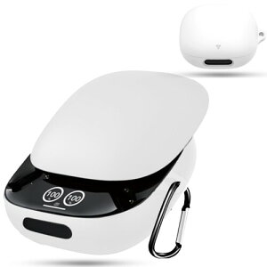 For anker soundcore liberty 4 pro �P�[�X �Ή� soundcore liberty 4 pro �_�炩�����K�ȃV���R���f�ށi�J���r�i�t�� �j�����̖h�~ �����h�~ �L�Y�h�~ �ϏՌ� �����[�d�\ �h�� �h�o (�z���C�g)