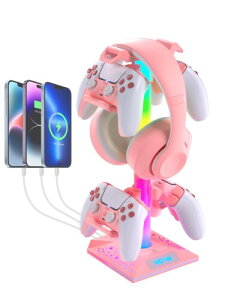 �Q�[�~���O�X�^���h �f�X�N ���[ VCOM�A�b�v�O���[�h�� RGB���C�g 5�䓯�����[ USB-C�f�[�^�|�[�g���� �R���g���[���[/�w�b�h�Z�b�g/�X�C�b�`/PS5/PS4/�Ή� ���@�\�f�X�N���[ USB A×2�{USB C×1
