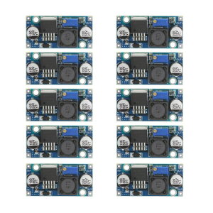DC-DC 3-40V ���߉\�ȃX�e�b�v�_�E���d�����W���[�� �d�����M�����[�^ 3A 10�p�b�N