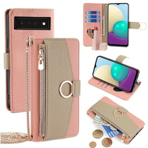 For Google Pixel 6 Pro �P�[�X �蒠�^ �V�����_�[ For �O�[�O�� �s�N�Z��6 �v�� ���z�^ �J�o�[ ���|�� �΂߂��� ���ϋ��t�� ���� ������� �����O�X�g���b�v �W�b�p�[���K���� �J�[�h���[ ���u