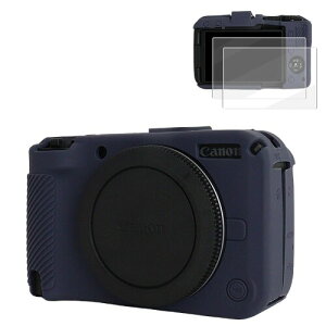 VOVMOEYA �L���m�� EOS R50V �f�W�^���J�����p�V���R���P�[�X�i0.25mm �����K���X�X�N���[���v���e�N�^�[ 2 ���t���j�b�L���m�� EOS R50V �ی�P�[�X ���S�t�B�b�g