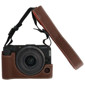 VOVMOEYA �J�����P�[�X Canon EOS R50 V�p ���߉\�ȃV�����_�[�X�g���b�v�t���AR50V PU���U�[�n�[�t�P�[�X�A�X�^�C���b�V���ȕی�y�ʁA���m�ȃt�B�b�g�A�O�r�Ή�