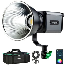 Weeylite 60W LED定常光ライト ninja200 LEDビデオライト APP制御可 2800K~8500K LED撮影用照明ライト CRI95+ 70400lux@0.5m 専用Bowensマウント付き インタビュー ビデオ録画 結婚式 屋外 撮影用ライト