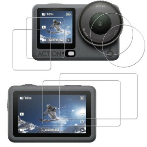 HKKAIS ���{���Ɏq�̗p Osmo Action 6 �p �K���X�t�B���� �J�����t�B���� ���� �K���X �t�� �ی� �t�B����