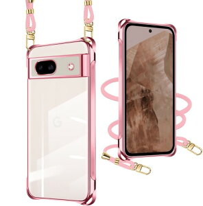 xiusiteli Google Pixel 8A �p �P�[�X �N���A �V�����_�[ �O�[�O�� �s�N�Z��8a �J�o�[ �X�g���b�v�t�� ���|�� �΂߂��� ��|���P�[�X ��|�� �X�}�z�P�[�X TPU ���^ �y�� ���O���\ �����h�~ �_