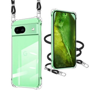 xiusiteli Google Pixel 8A �p �P�[�X �N���A �V�����_�[ �O�[�O�� �s�N�Z��8a �J�o�[ �X�g���b�v�t�� ���|�� �΂߂��� ��|���P�[�X ��|�� �X�}�z�P�[�X TPU ���^ �y�� ���O���\ �����h�~ �_