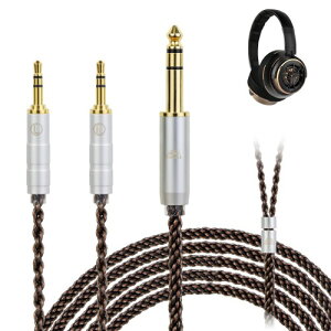 okcsc ZT8 �w�b�h�z���P�[�u�� ���[2.5mm ���P�[�u�� �����P�[�u�� �C���z���E�w�b�h�z���p 8�c OFC �����b�L Sol Republic�p V8�EV10�E V12�EX3�ɓK�� ����1.5m 6.35mm