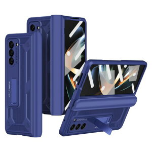 MiimallGalaxy Z Fold 5 SC-55D/SCG22��p �P�[�X �}�O�l�`�b�N �M�����N�V�[ Z Fold 5 �J�o�[ �J�����ی� �S�ʕی�P�[�X �C�菝�h�~ PC�ޗ� �y�� �h�Ռ� �M�����N�V�[ Z Fold 5 SC-55D�ی�J�o�[(�u���[)