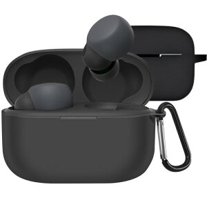 INIAYOH For Sony LinkBuds S �ی�P�[�X �\�j�[ LinkBuds S �P�[�X �J���r�i�t�� �ϏՌ� �����^ �h���h�o �[�d�\ �����h�~�i�u���b�N�j