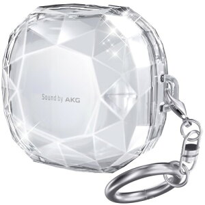 AhaStyle �C���z���P�[�X Samsung Galaxy Buds 2 Pro/Buds Pro/Buds Live/Buds 2�Ή� �ϏՌ��� �L�Y�h�~ �J���r�i�t�� �_�炩���P�[�X (�N���A(�d��))