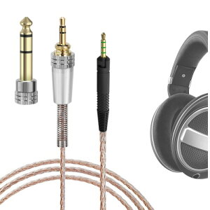 Geekria Apollo �I�[�f�B�I�P�[�u�� Sennheiser HD599�AHD598�AHD620S�AHD550�AHD505 �Ή� 2.5mm - 3.5mm/6.35mm Hi-Res �I�[�f�B�I�t�@�C���w�b�h�z�������p�R�[�h (6.5�t�B�[�g)