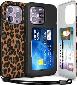 TORU CX SLIM iPhone 14 Pro Max P[X | Bꂽ 蒠^ [w 3 J[h | 2d\ ϏՌ IC J[h |Pbg pXX P[X (Xgbv, ~[ ܂) - qE