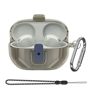 Sony WF-1000XM5 P[XJo[ACONTEME NA\tg TPU یCzP[XASony WF-1000XM5 pAJriƃXgbvANZT[twbhzP[X (Clear Gray)