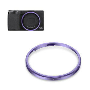 JJC GN-3 �ی샊���O ���R�[ Ricoh GR IV GR4 GR IV HDF GR IV Monochrome �ɑΉ� Ricoh GN-3 �݊� �����Y�f�R���[�V���������O �����O�L���b�v �A���~�j�E������ ��