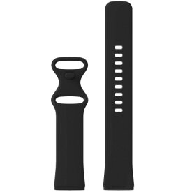 スマートウォッチ 交換ベルト For Fitbit Versa4 / Fitbit Versa3 / Fitbit Sense シリコンバンド 腕時計交換ベルト 軽量 スポーツバンド (Lager, ブラック)