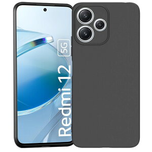 ZLFENJOY Redmi 12 5GP[X XIG03 Redmi 12 5GJo[ }bg ČRMILKi ϏՌ }bg ^ TPU wh~Redmi 12 5GJo[ (ubN)