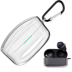 CABOBE �Ή� Sony WF-1000XM4 �P�[�X ���� TPU�� ������ �S�ʕی� �����h�~ �L�Y�h�~ �ϏՌ� �h�o �y�� �����[�d�\ LED�� �J���r�i�t�� �\�j�[ WF-1000XM4 �J�o�[(�N���A�j