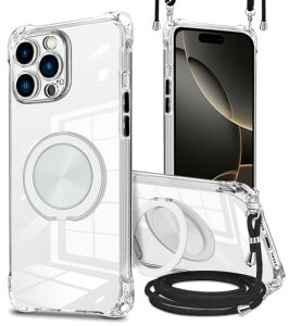 GULEIYAA iPhone 16 Pro Max �p �P�[�X �c�����Ή� 360° ��]�X�^���h �����O �}�O�l�b�g���� MagSafe �Ή� ���C�����X�[�d�Ή� �� phone 16promax �P�[�X ���|�� �΂߂��� ��|�� �ϏՌ� �ԍڃz���_�[