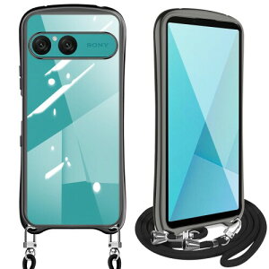 Xperia 10 VII �p�� �P�[�X �N���A �V�����_�[ SO-52F/SOG16/A502SO/XQ-FE44 �G�N�X�y���A10vii �X�}�z�P�[�X �J�o�[ �ϏՌ� ���� TPU �X�g���b�v�t�� ���|�� ��|�� �R�t�� �΂߂��� ���O���\ ����