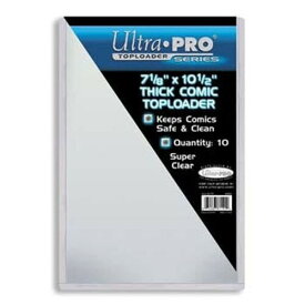 Ultra Pro 7-1/2 X 11 Thick Comic Toploader 10ct by Ultra Pro