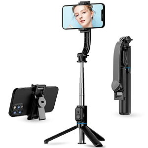 boobaaa B_ X}zX^h Or iphone androidΉ 萫Abv RpNg Rt gуX^h ܂肽ݎ ZJ_ selfie stick 360°+225° 65~95mm@Ή ZtB[/