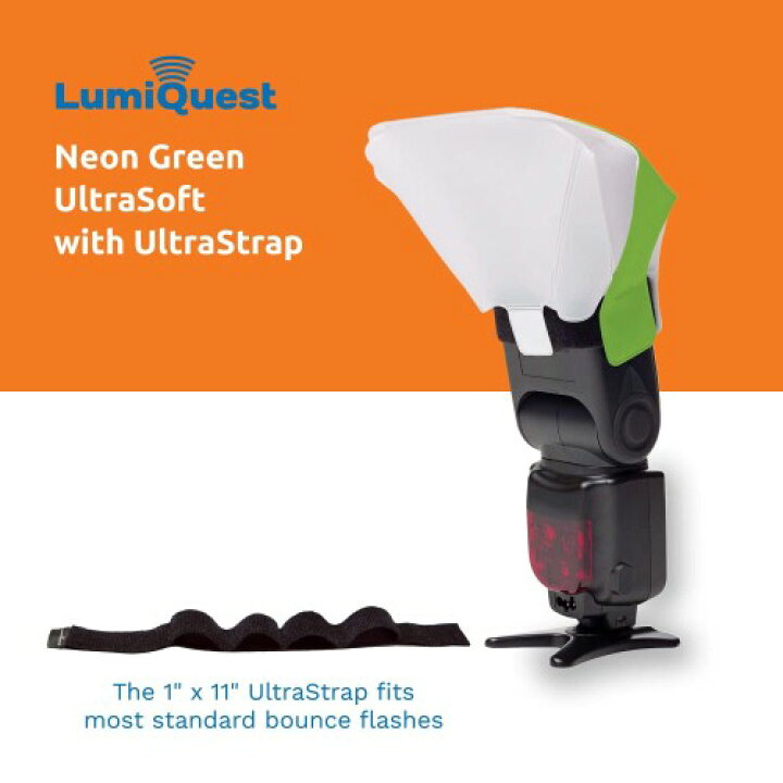 楽天市場】LumiQuest ウルトラソフト超ストラップ付き ネオングリーン 