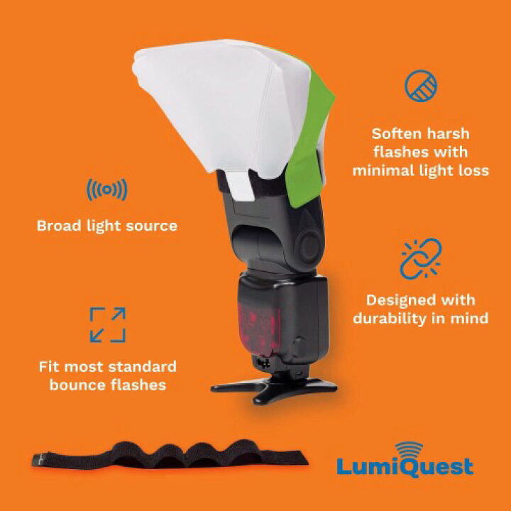 楽天市場】LumiQuest ウルトラソフト超ストラップ付き ネオングリーン 