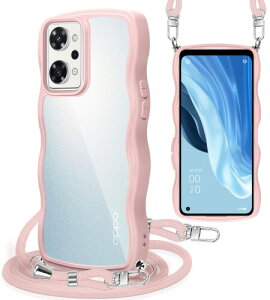 Yuanlai For OPPO Reno9 A/OPPO Reno7 A �P�[�X �V�����_�[ OPG04 �X�}�z�P�[�X �ϏՌ� �N���A �g�^ �I�b�| ���m9a/7a �J�o�[ ���|�� �΂߂��� �R�t�� �D��X�g���b�v�t�� ���������\ ���O���\ (