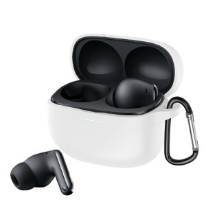 YAODLE For Redmi Buds 6 Pro �p �P�[�X �J�o�[ Redmi Buds 6 Pro�p�ی�J�o�[ �ی�P�[�X �V���R���P�[�X �����[�d�\ �S�ʕی� �����h�~ �L�Y�h�~ �ϏՌ� �h�o �y�� ���[ �J���r�i�t��(�z���C�g)