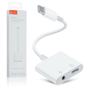 �^�C�vc �ϊ��A�_�v�^ 3in1 3.5mm �C���z���W���b�N USB Type C �ϊ��P�[�u�� �Ή�iPhone 17 16 15 iPad Pro HUAWEI Samsung �[�d (2 in 1)