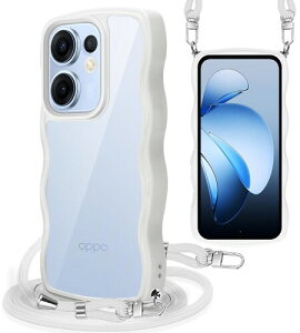 Yuanlai For OPPO Reno13 A �P�[�X �V�����_�[ CPH2699/A501OP �X�}�z�P�[�X �ϏՌ� �N���A �g�^ �I�b�| ���m 13A �J�o�[ ���|�� �΂߂��� �R�t�� �D��X�g���b�v�t�� ���������\ ���O���\ (�z��