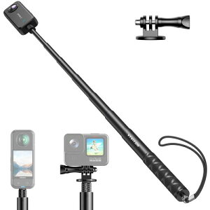 VYVIYON 130cm Insta360x5pȂB_ GoPropA_v^[t ANVJDJIpB_ 1/4C`lW y gѕ֗7KLk A~GoProhero12p/11/10/9/Insta360X4p/X3/DJI Osmo ActionɑΉ