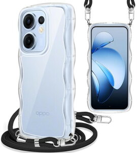 Yuanlai For OPPO Reno13 A �P�[�X �V�����_�[ CPH2699/A501OP �X�}�z�P�[�X �ϏՌ� �N���A �g�^ �I�b�| ���m 13A �J�o�[ ���|�� �΂߂��� �R�t�� �D��X�g���b�v�t�� ���������\ ���O���\ (�N��