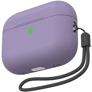 NIUTRENDZ ^ Airpods Pro2 P[X VJQیJo[  LED Sʕی h~ LYh~ ϏՌ ho Airpods Pro 2i2022jp (Airpods Pro 2, Dark Purple)