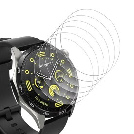 Bigqin HUAWEI Watch GT 4 46mm 対応 強化ガラスフィルム9H硬度 耐衝撃 高感度タッチ 自動吸着 気泡ゼロ 高透過率 HUAWEI Watch GT 4 46mm 適用 保護フィルム