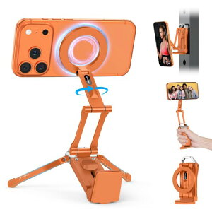 OMOTON TP02 Magsafe �X�^���h �X�}�z�X�^���h �O�r �}�O�l�b�g ���^ �܂肽���ݎ� ���ʃ}�O�l�b�g�}�O�Z�[�t �X���B��_ �A���~�� ���X�^���h �^���h Stand �X�}�z���񂫂Ⴍ360°��]�Ή� ��