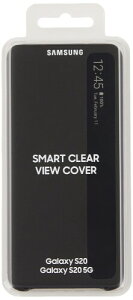 Samsung Galaxy S20 �P�[�X�A����S�r���[ �t���b�v�J�o�[ �u���b�N EF-ZG980C